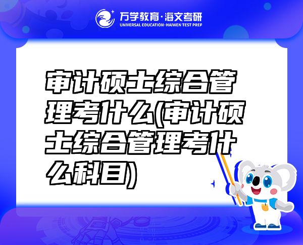 審計碩士綜合管理考什么(審計碩士綜合管理考什么科目)